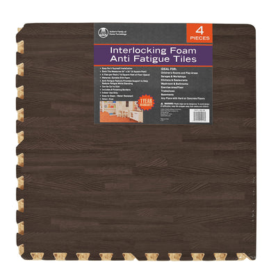 36 of 39:Interlocking Foam 24x24 Anti Fatigue Floor Tiles, 4 Tiles Per Pack, 16 Sq. Ft. 