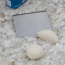 4 of 4:Grattoir à pâtisserie robuste en acier inoxydable Home Basics, argenté 