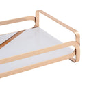 4 of 4:Home Details Color Block Vanity Tray in Gold 