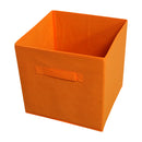 1 of 1:Bacs de rangement pliables - Orange - 4 bacs par paquet 