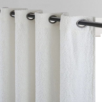 4 of 16:Boucle Textured Grommet Window Curtain Panel, 54x84 Inches 