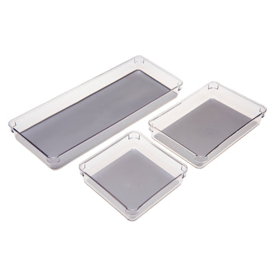 1 of 4:Paquete de 3 organizadores de cajones multiusos Simplify 