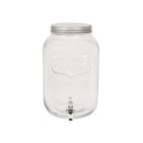 1 of 2:Home Basics Yorkshire Glass Beverage Dispenser, Clear, 8 Liter (2 Gallon) 