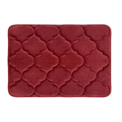 7 of 12:Tapis de bain doux et antidérapant en mousse à mémoire de forme Madison Moroccan, 43 x 61 cm 