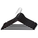 1 of 5:Home Basics Non-Slip Wood Hanger, (Pack of 5), Cherry 