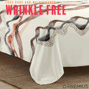 3 of 28:PREMIUS Zoey Soft Wrinkle-Free Microfiber Sheet Set, Beige 