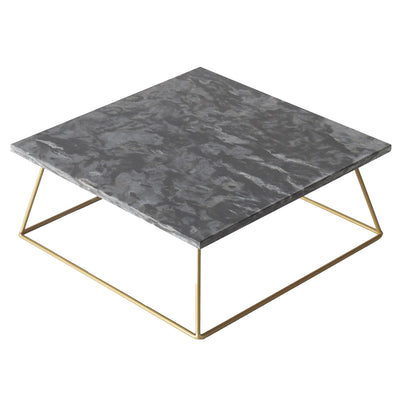3 of 3:Sophia Grace Square Table Riser, Black Marble, 12x12x5 Inches 