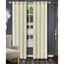 4 of 6:Skyler Yarn Dyed Sheer Grommet Window Panel, 54x84 Inches 