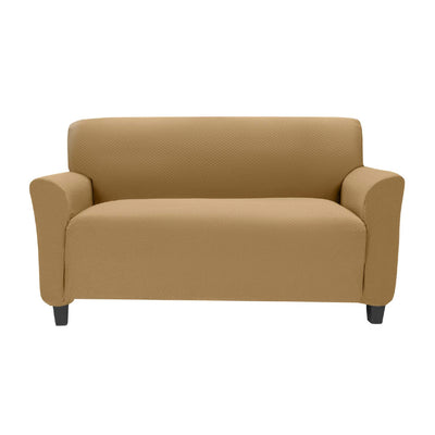 4 of 7:Vivian Stretch Diamond living Room Love Seat Cover, 96.5x47.25 Inches 