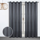 9 of 12:Lamis Metallic Shimmer Grommet Window Panel, 54x90 Inches 