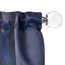 5 of 17:Innovative Decorative Room Darkening Wrap Around Curtain Rod and Finial, Jade 