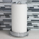 4 of 4:Porte-essuie-tout sur pied en acier Pave de Home Basics, chromé 