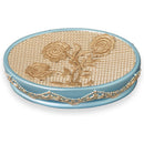 4 of 8:Juego completo de decoración de conjunto de baño Ombre Rose, azul dorado, todo se vende por separado 