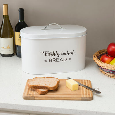 6 of 7:Boîte à pain en fer blanc Home Basics Cuisine Collection 