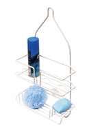 1 of 7:Home Basics Vinyl Coated Steel Shower Caddy, White 