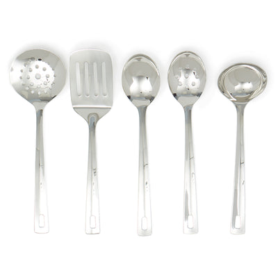 1 of 2:Home Basics 5 Piece Stainless Steel Cooking Utensil Kitchen Tool Set 