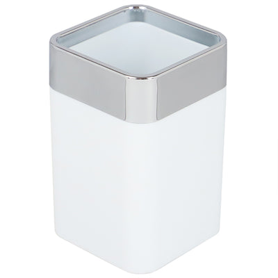 1 of 4:Conceptos básicos del hogar Skylar 10 oz. Vaso de plástico ABS, blanco 