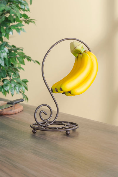 5 of 5:Home Basics Scroll Collection Banana Tree, Bronze 