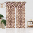 14 of 21:Lizet Damask Jacquard Rod Pocket Window Panel and Valance Treatments, All Sold Separately 