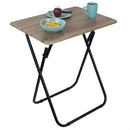 1 of 5:Table pliante polyvalente Jumbo Home Basics, rustique 