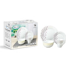 4 of 4:Vajilla de cerámica PREMIUS de 16 piezas, porcelana resistente al calor 