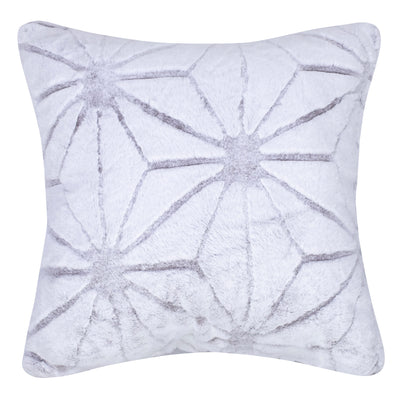 6 of 6:Marcus Geometric Design Faux Fur Decorative Throw Pillow, 20x20 Inches 