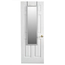 1 of 3:Home Basics Framed MDF Over the Door Mirror, Grey 