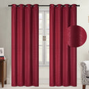 1 of 10:Payton Embossed Room Darkening Grommet Window Panel, 54x84 Inches 