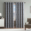 6 of 6:Sophie Damask Jacquard Grommet Window Panel, 55x90 Inches 