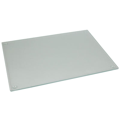 2 of 5:Planche à découper en verre dépoli Home Basics 11,75 x 15,75 