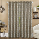 1 of 4:Python Grommet Window Curtain Panel - 52x63 - Brown/Gold 