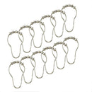 2 of 3:Bath Bliss 12 Pack Shower Curtain Rings in Chrome 