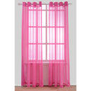8 of 17:Harper Solid Sheer Voile Grommet Window Panel, 54x84 Inches 