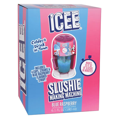 5 of 5:ICEE Home Shaved Ice Slushie Maker, Parlor Pink, with Syrup and Cups, 8 Ounces 