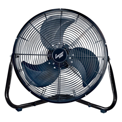 1 of 1:Comfort Zone CZHV18B Ventilador de cuna de metal de alta velocidad, negro, 18 pulgadas 