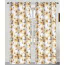 1 of 4:Mackenzie 2 Pack Floral Printed Room Darkening Grommet Window Panel, 2-38x84 Inches 