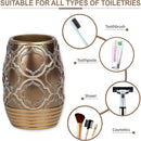 14 of 38:Ensemble de décoration de salle de bain complet avec barre de douche populaire, doré, vendu séparément 