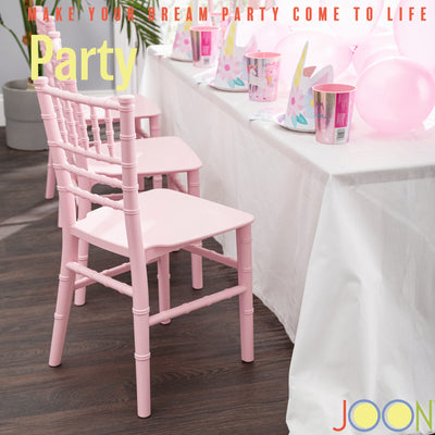 11 of 16:Lot de 2 chaises Tiffany Chiavari pour enfants JOON, 63 x 33 x 36 cm 