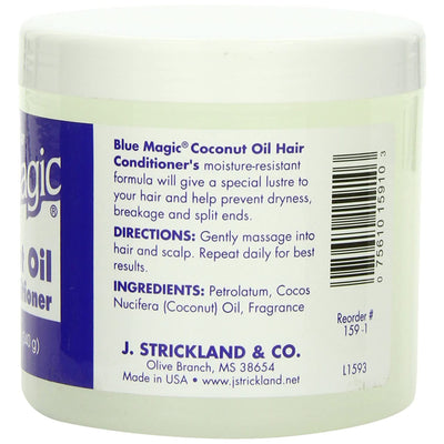 2 of 2:Blue Magic Coconut Oil Hair Conditioner, 12 Ounces 