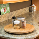 5 of 7:Home Basics 13.5 Bambú Lazy Susan, Natural 