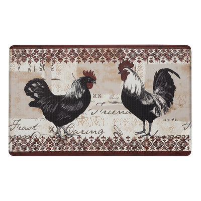 1 of 5:Achim Rooster Decorative Anti-Fatigue Mat, Brown, 18x30 Inches 