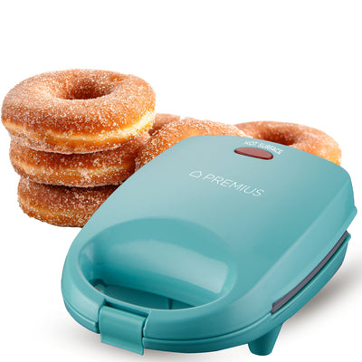 2 of 14:PREMIUS Ceramic Non-Stick Mini Snack Donut Maker, 2 Inch Mold, 4 Count 