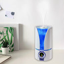 3 of 5:Humidificateur ultrasonique numérique Comfort Zone Cool Mist avec télécommande et minuterie, blanc, 1 gallon 