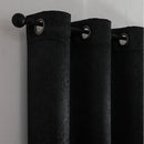 12 of 15:Cordelia Embossed Damask Grommet Room Darkening Window Panel, 52x84 Panel 