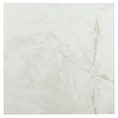 1 of 2:Carreaux de sol en vinyle auto-adhésifs Sterling Classic White avec veines grises 12x12 - 20 carreaux/20 pi2 