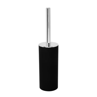 2 of 4:Juego de escobilla para inodoro Bath Bliss Soft Touch en negro mate 