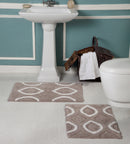 6 of 6:Ensemble de 2 tapis de bain antidérapants Premius Diamond, 43 x 61 cm, 50 x 81 cm 