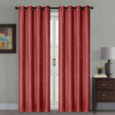 10 of 13:Ayla Crushed Jacquard Grommet Window Panel, 54x84 Inches 