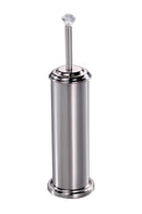 1 of 4:Home Basics Stainless Steel Toilet Brush Holder with Diamond Top 