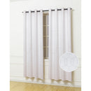 2 of 2:Carlton Hexagon Link Room Darkening Grommet Window Panel, 54x84 Inches 